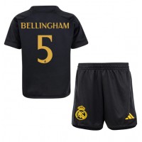 Billiga Real Madrid Jude Bellingham #5 Barnkläder Tredje fotbollskläder till baby 2023-24 Kortärmad (+ Korta byxor)